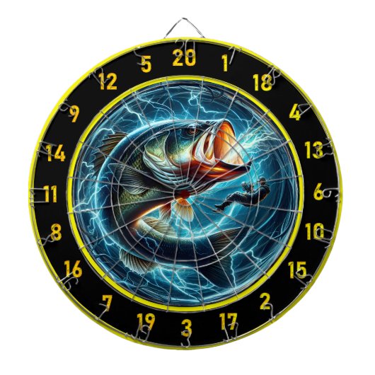 Bass Enthusiast's Perfect Dart Board Fusion Dartbord (Voorkant)