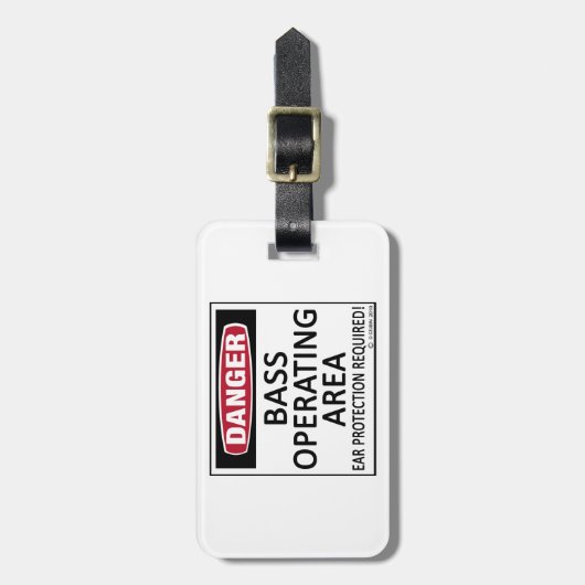 Bass-exploitatiegebied Bagagelabel (Voorkant verticaal)