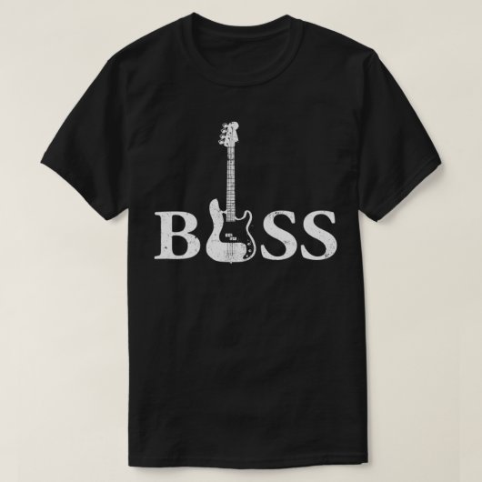 Bass Fender Bass Player Cadeau T-shirt (Design voorkant)