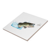 Bass Fish After Dragonfly Tegeltje (Zijkant)