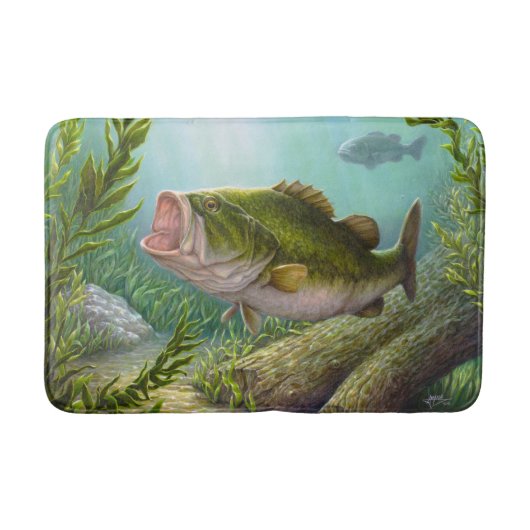 Bass Fish Badmat (Voorkant)