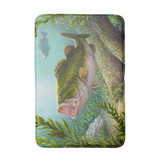 Bass Fish Badmat (Voorkant Verticaal)