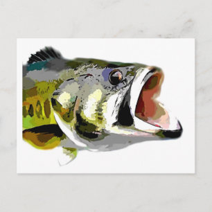 Bass Fish Briefkaart