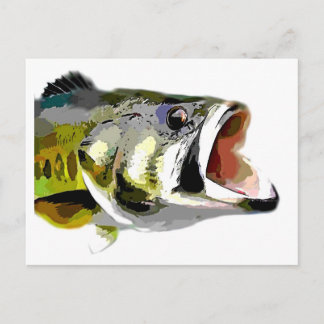 Bass Fish Briefkaart