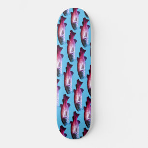 Bass Fish Bright Blue Boys Aangepast Persoonlijk Skateboard
