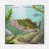 Bass Fish Magneet (Voorkant)