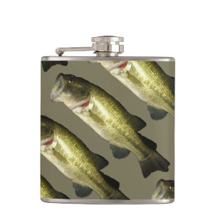 Bass Fish Modern Stylish Mannen Heupfles