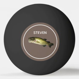 Bass Fish Outdoor Hobby Mannen Gepersonaliseerd Pingpongbal