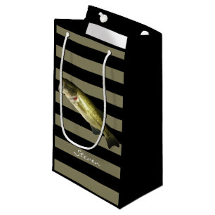 Bass Fish Outdoor Hobby Mannen Verjaardag Geperson Klein Cadeauzakje