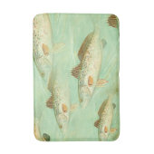 Bass Fish Pattern Badmat (Voorkant Verticaal)