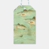 Bass Fish Pattern Cadeaulabel (Voorkant)