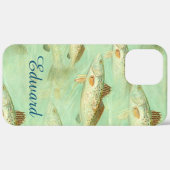 Bass Fish Pattern Case-Mate iPhone Case (Achterkant (horizontaal))