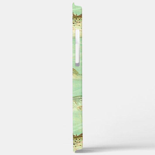 Bass Fish Pattern Case-Mate iPhone Case (Achterkant / Links)