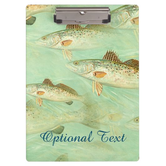 Bass Fish Pattern Klembord (Voorkant)