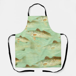 Bass Fish Pattern Schort