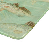 Bass Fish Pattern Snijplank (Hoek)