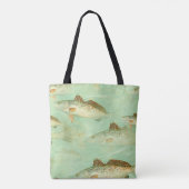 Bass Fish Pattern Tote Bag (Achterkant)