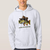 Bass Fish Reel Mannen Draag Cowboy Petten Hoodie (Voorkant)