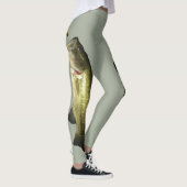 Bass Fish Safari Groene Leggings (Rechts)