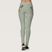 Bass Fish Safari Groene Leggings (Achterkant)