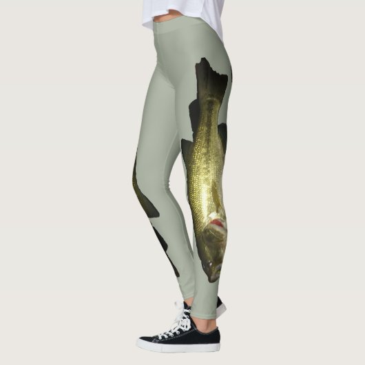 Bass Fish Safari Groene Leggings (Links)