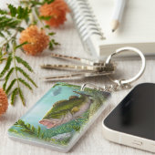 Bass Fish Sleutelhanger (Voorkant Rechts)
