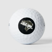 Bass Fish Sports Hobby Mannen Diamond Bord Golfballen (Voorkant)