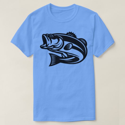 Bass Fish T-shirt (Design voorkant)