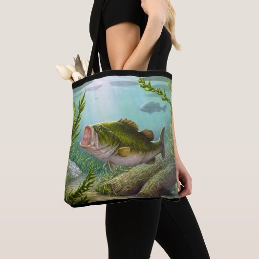Bass Fish Tote Bag (Dichtbij)