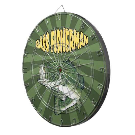Bass Fisherman Dartboard Dartbord (Voorkant Rechts)