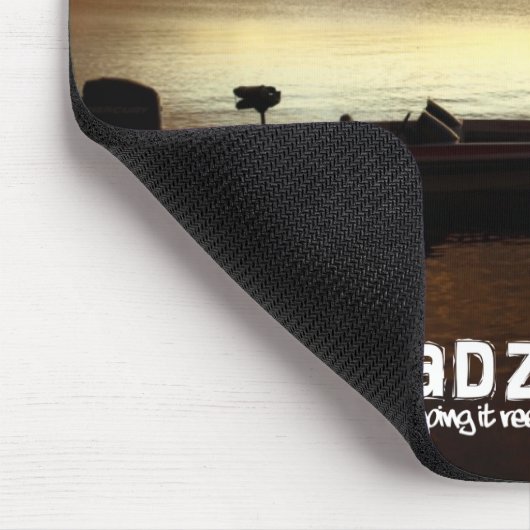 Bass Fisherman Mousepad Muismat (Hoek)