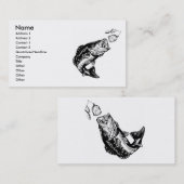Bass Fisherman's Visitekaartjes (Voorkant / Achterkant)