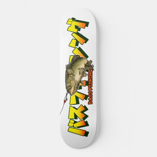 BASS FISHING B PERSOONLIJK SKATEBOARD (Voorkant)