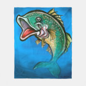 Bass Fleece Blanket Deken (Voorkant)