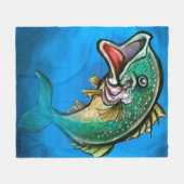 Bass Fleece Blanket Deken (Voorkant (Horizontaal))