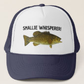 Bass fluisteraar grappig Gevist visser hengelaar Trucker Pet (Voorkant)