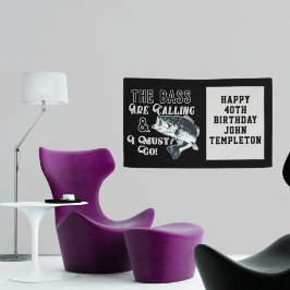 Bass Gevist Happy Birthday Banner Add Age