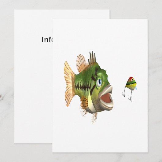 Bass Gevist Kaart (Voorkant / Achterkant)