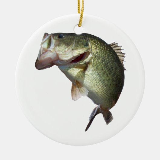 Bass Gevist Keramisch Ornament (Voorkant)