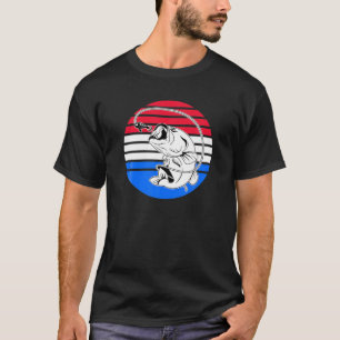 Bass Gevist Lover USA Thétaire Visser Visser T-shirt