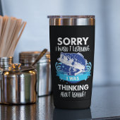 Bass Gevist Quote Hobby Sport Visserman Angler Geïsoleerde Drinkbeker