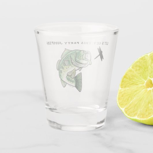 Bass Gevist Shot Glas (Achterkant)