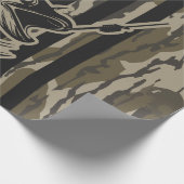Bass Gevist Visser Camo Vlag Bottomland Camo Cadeaupapier (Hoek)