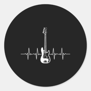 Bass gitaar Hebeat voor bassist Ronde Sticker
