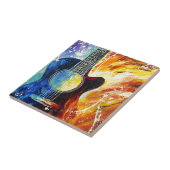 Bass-gitaar Tegeltje (Zijkant)