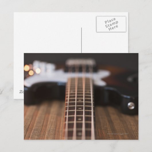 Bass Guitar 2 Briefkaart (Voorkant / Achterkant)