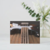 Bass Guitar 2 Briefkaart (Staand voorkant)