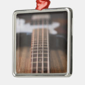Bass Guitar 2 Metalen Ornament (Links)