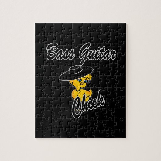 Bass Guitar 4 Legpuzzel (Verticaal)
