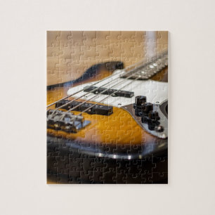 Bass Guitar Bass E Bass Instrument Straling Legpuzzel